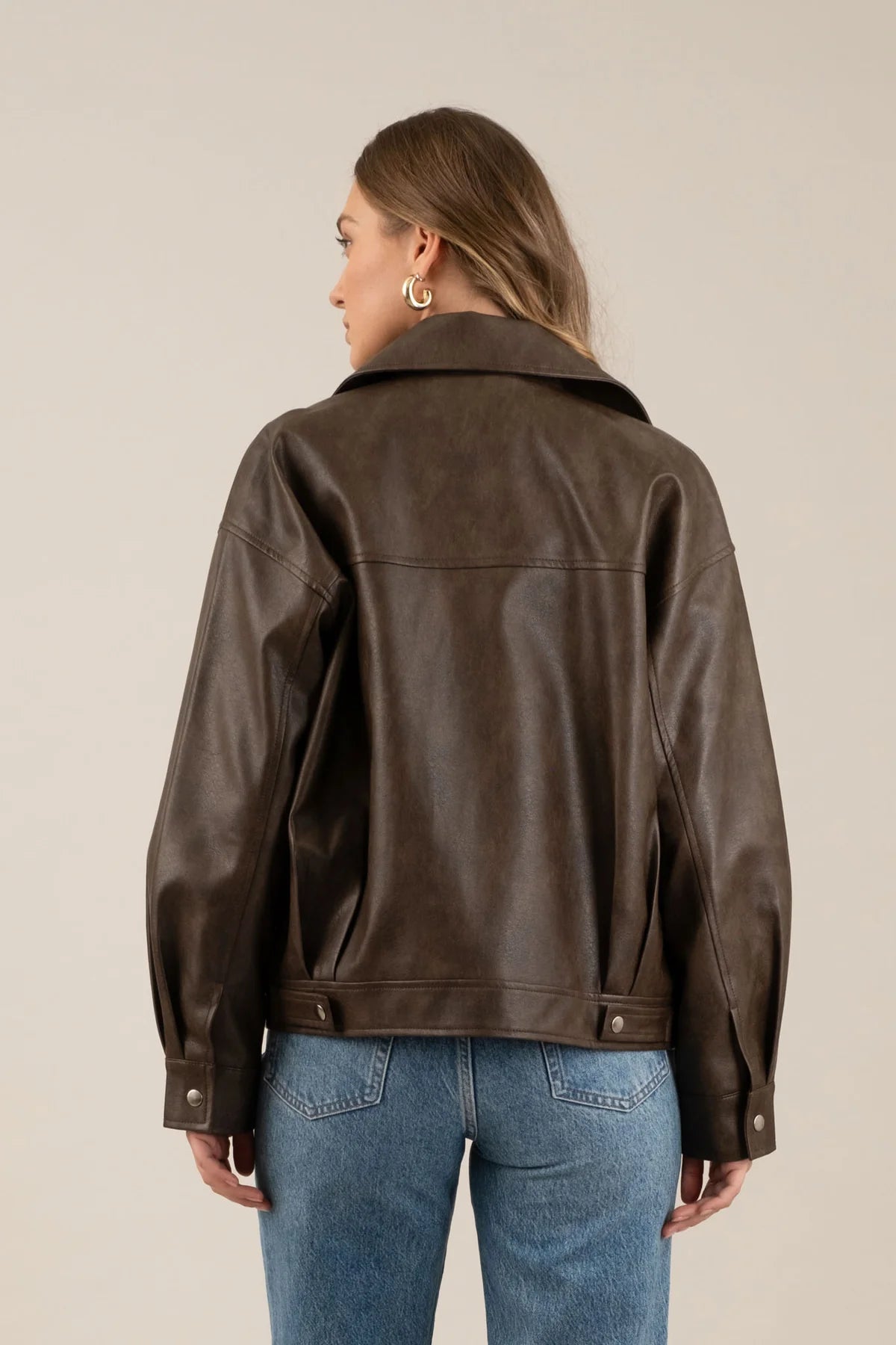 Faux Leather Jacket